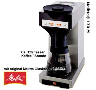 Melitta 170 M Filterkaffeemaschine m.1.8L Glaskanne,OVP  