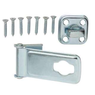Everbilt 3 1/2 In. Latch Post Safety Hasp Zinc Plated 15125 at The 