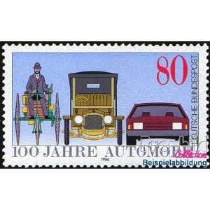 Briefmarken für Sammler BRD 1268 postfrisch 1986 100 Jahre Automobil 