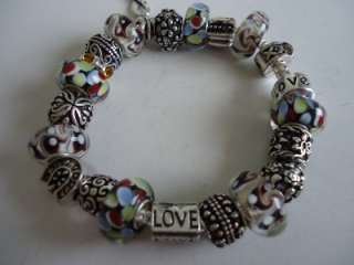   European Style Charm Bracelet and Pandora Catalog. Charm LOVE, HOPE