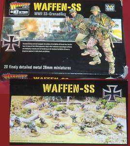 Bolt Action SS 01 Waffen SS WWII German Infantry Troops  