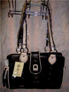 Arcadia USA Black/White Shoulder Handbag NWT Italia  