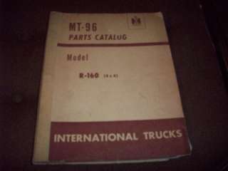 1954 International Model R 160 4X4 Truck Parts Catalog  