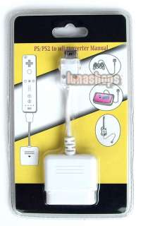 PS2 Controller Joypad to Wii Adapter Converter Cable  
