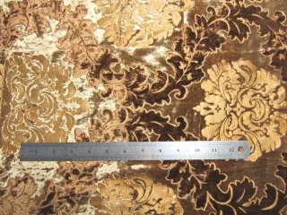  Meter Gold Elegant Embroider Velvet Sofa/Cushion Cover Fabric Material