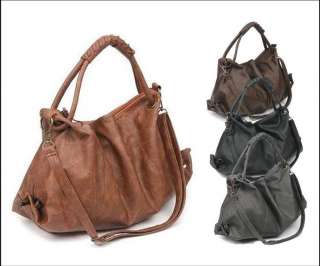 Hot Sale New Korean Style Lady Hobo PU Leather Handbag Shoulder Bag 
