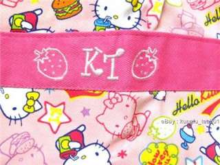 Sanrio Hello Kitty Cotton Kitchen Apron Cooking Dress 01  