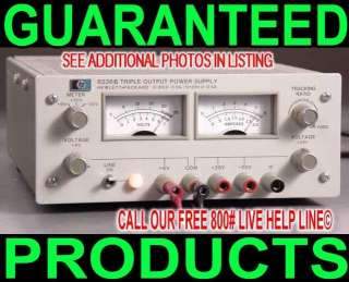 AGILENT HP 6236B TRIPLE OUTPUT VARIABLE REGULATED METERED DC BENCH 