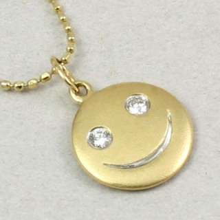 Sydney Evan Happy Face Diamond Necklace Fine Jewelry  