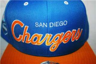 Mitchell & Ness San Diego Chargers Retro Snapback Cap  