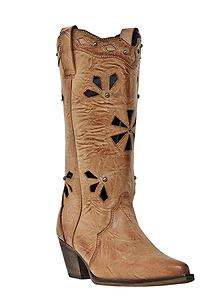 Dingo Genuine Leather Cowboy Western Womens Boots Wendy Latigo DI8542 