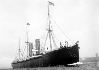 SS Servia Steamship Cunard Line Ship Ocean Liner 1900  