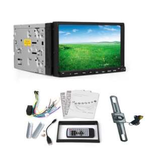   Car Stereo 7 Touch Screen DVD Player Radio USB SD Audio+Camera  