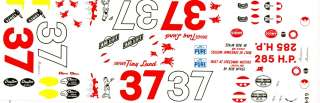 37 Tiny Lund MOPAR Speedway Motors Nascar Decals  b  