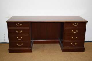 COUNCILL craftsman antique mahogany executive office credenza cabinet 