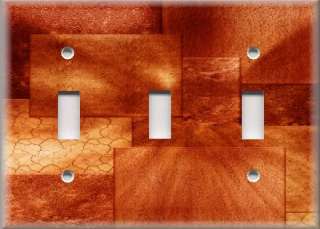 Light Switch Plate Cover   Wall Decor   Orange Hues  