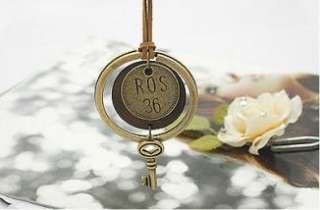 V4789 New Fashion Jewelry Retro key ring combined sweater chain 