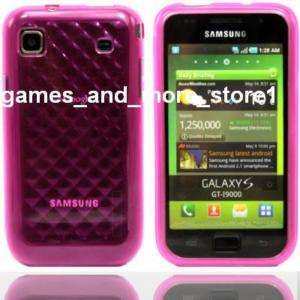 Design Gel Hard Case Samsung Galaxy S Plus i9001 PINK  