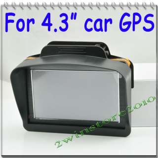 Universal GPS Sun Shade visor block reduce glare For 4.3 5 car GPS 