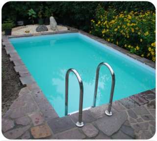 Styroporstein Becken Pool SET 800x400x150cm 0,8 mm Hülle Filteranlage 