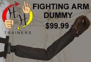 Fighting Arm Dummy, Attach to Heavy Bag or Wooden Dummy  