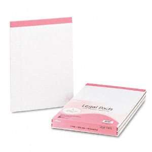  Ampad® Breast Cancer Awareness Pads, Lgl/Wide Rule, Ltr 