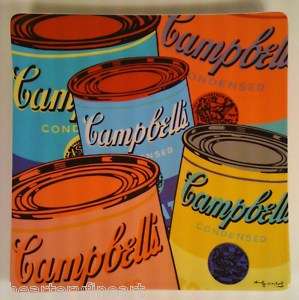ANDY WARHOL Campbells Soup 2005 Wall Plate by Rosenthal Porcelain 
