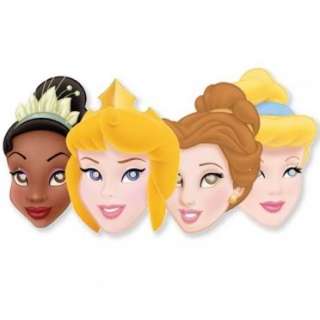 Disney Princess Party Card Masks  