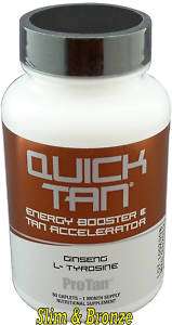 Quick Tan Accelerator Tanning Pills + Energy Boost  