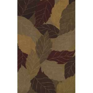  Dalyn Rug Co. SU30MU Structures Leaves Multi Contemporary Rug 