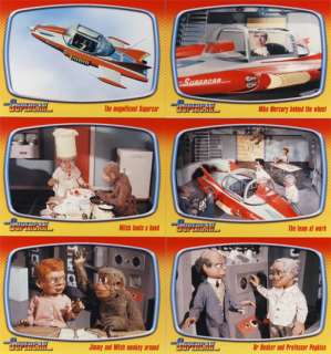 Supercar Limited Edition 6 Card Preview Card Set Gerry Anderson  
