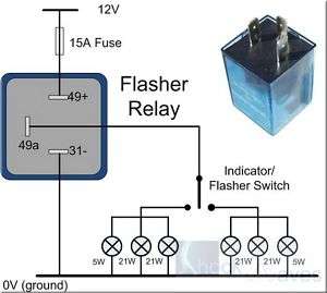 Flasher Relay 12V Car Motorcycle Hella Compatible  
