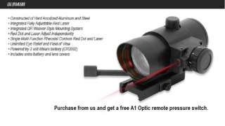 NcStar Red Dot scope with laser sight DLB140 814108011352  