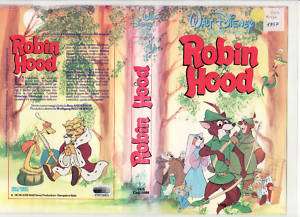 ROBIN HOOD (1973) VHS DISNEY COD. 4088  