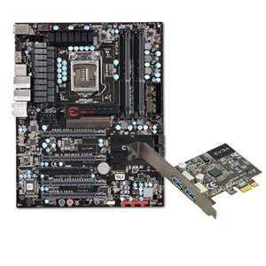  EVGA P55 FTW 200 Edition w/ USB 3.0 PCI E Card 