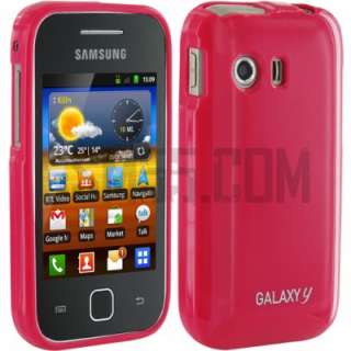   Coque Silicone Gel Rose Origine Samsung pour Samsung S5360 Galaxy Y