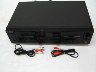 Sony Dual Stereo Cassette Tape Deck Player Recorder TC WE475 