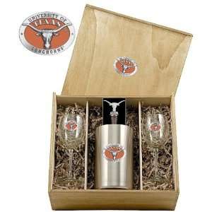  Texas Longhorns Wine Set Box