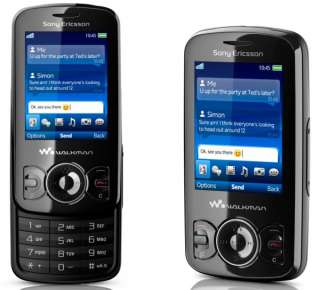 SONY ERICSSON SPIRO W100i MOBILE PHONE BLACK UNLOCKED  