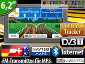 Navgear GTX 62 DVBT Lkw Edition Europa, 6,2 Zoll Bildschirm  