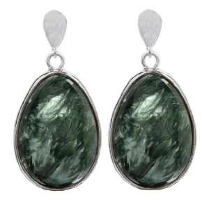  Seraphinite Sterling Silver Angel Stone Collection Round 