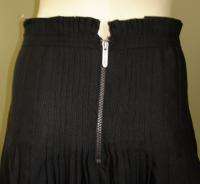 NWT Zac Posen Target Black Pleated Tuxedo Skirt 13  