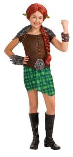 Girls Deluxe Fiona Warrior Costume   Kids Shrek Costumes