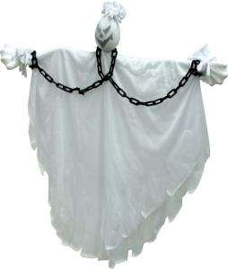 Hanging Ghost with Chain   Decorations & Props