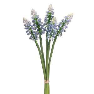   Muscari Silk Flower Bundle Bouquet  Blue (case of 12)