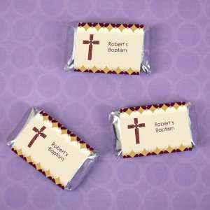   Cross   20 Mini Candy Bar Wrapper Sticker Labels Baptism Favors Toys