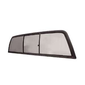 CRL Tri Vent Three Panel Truck Sliding Window with Dark Gray Glass for 