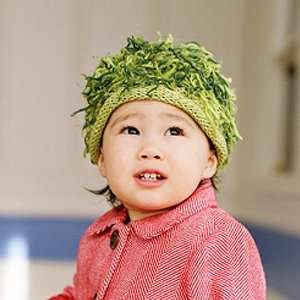  Designer Baby Toddler Girls Green Shaggy Mop Top Hat 6M 4T Baby