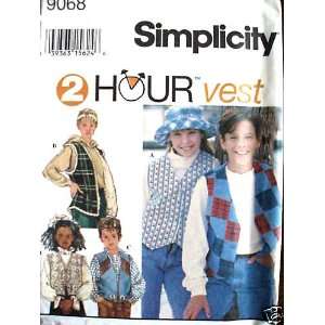  Simplicity Sewing Pattern 9068 Girls & Boys 2 Hour Set 