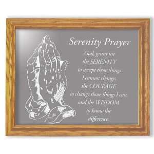 Mirror Wall Decor With Serenity Prayer Etched Mirror   Serenity Prayer 